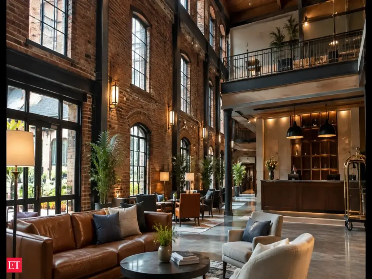 Developers faced vacant industrial buildings that were difficult to modernize; they preserved original structures and turned them into hotels with modern guest facilities