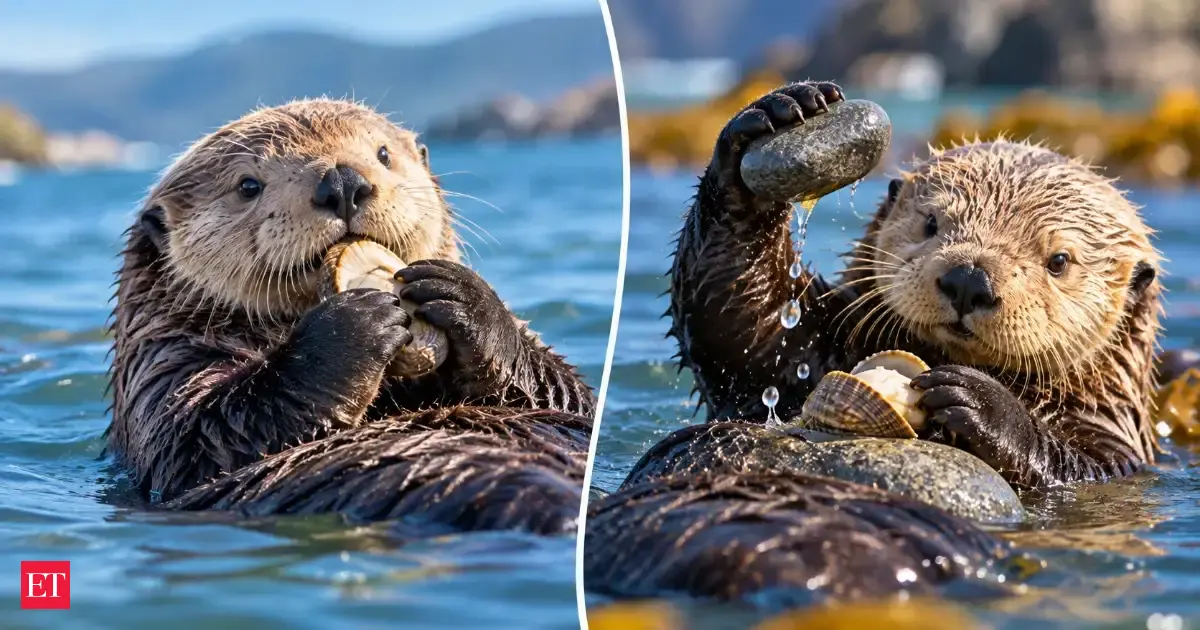 Science says some sea otters rarely use rocks while others use them for almost every meal, their teeth may explain why