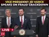 LIVE | JD Vance holds press conference on Trump administration&rsquo;s fraud crackdown efforts