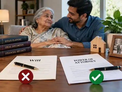 A Will doesn't cover this. Something else does