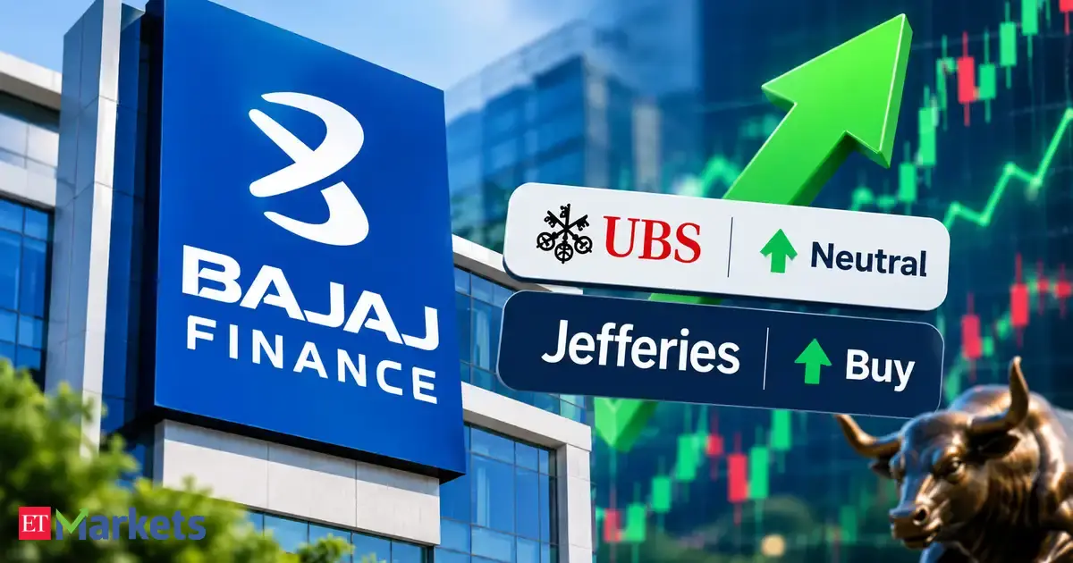 Bajaj Finance shares jump 3% after UBS upgrades to Neutral, hikes target price while Jefferies screams Buy
