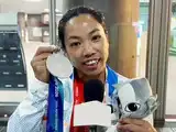 Manipur CM Yumnam Khemchand Singh interacts with star weightlifter Mirabai Chanu through video conference