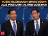'I literally have 2 jobs': Rubio&rsquo;s hilarious response when asked about running for president in 2028