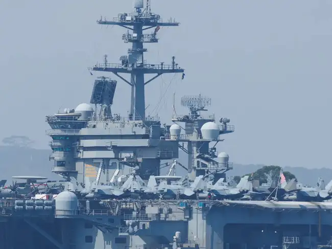 U.S. Navy shoots down Iranian drone after it approached USS Abraham Lincoln in Arabian Sea