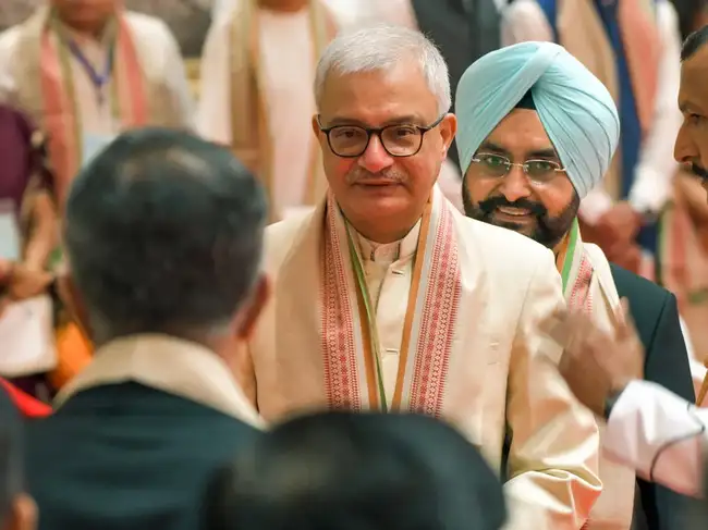 Election Commissioners Sukhbir Singh Sandhu and Vivek Joshi