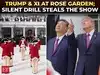 Trump-Xi spectacle! China & US leaders stand side by side for Military & silent drill platoon review