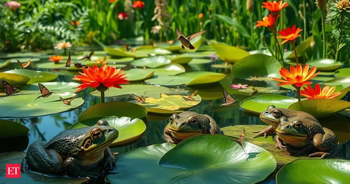 14-year-old built a pond in her backyard in 2017. Nearly 10 years later, it has become a wildlife oasis