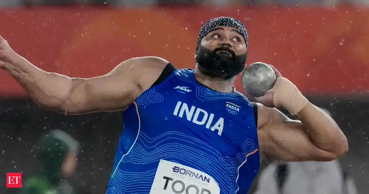 Asian Games 2026: Tajinderpal Singh Toor's hat-trick bid ends in silver as rain, injuries hamper Indian shot putter