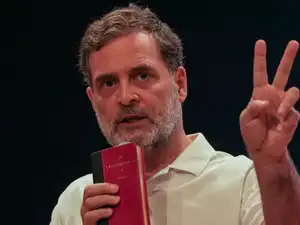 Congress leader Rahul Gandhi said he enjoys swimming in rough seas, which he said teaches that “rough is just another kind of calm.”<br>