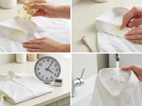 Try Dishwashing Liquid For Greasy Yellow Stains
