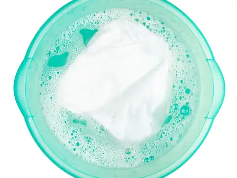 Soak Clothes In Mild Detergent