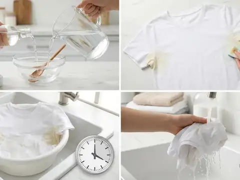 Try White Vinegar For Yellow Stains
