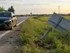Some US roadside signs are designed to break or bend when a car hits them; the unusual design keeps the signpost from becoming an even more dangerous obstacle