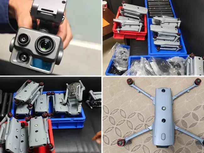 10 military-grade drones seized from three Indian passengers at Delhi airport