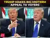 'We're running against communists, lunatics...': Trump rips into Dems in fiery midterm message
