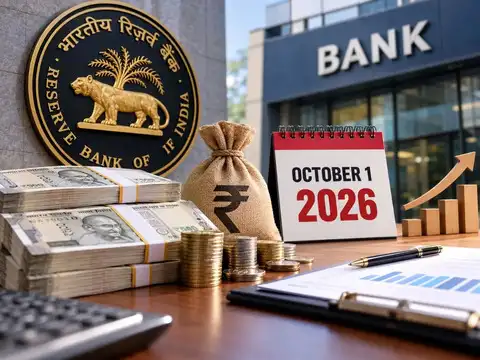 What is changing in RBI rules for bulk fixed deposits from October 1, 2026?