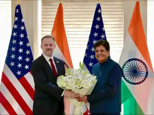 Piyush Goyal meets Jamieson Greer