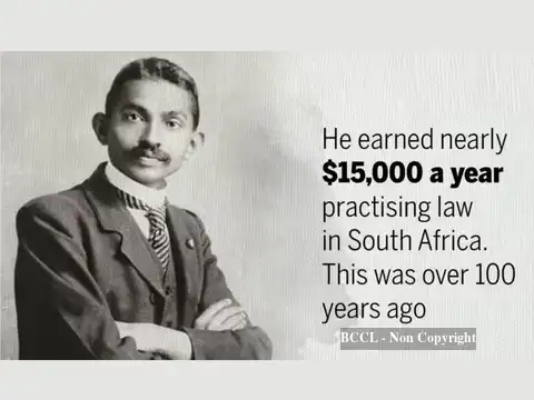 He earned a high income as a lawyer