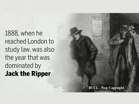 He reached London in the Jack the Ripper era