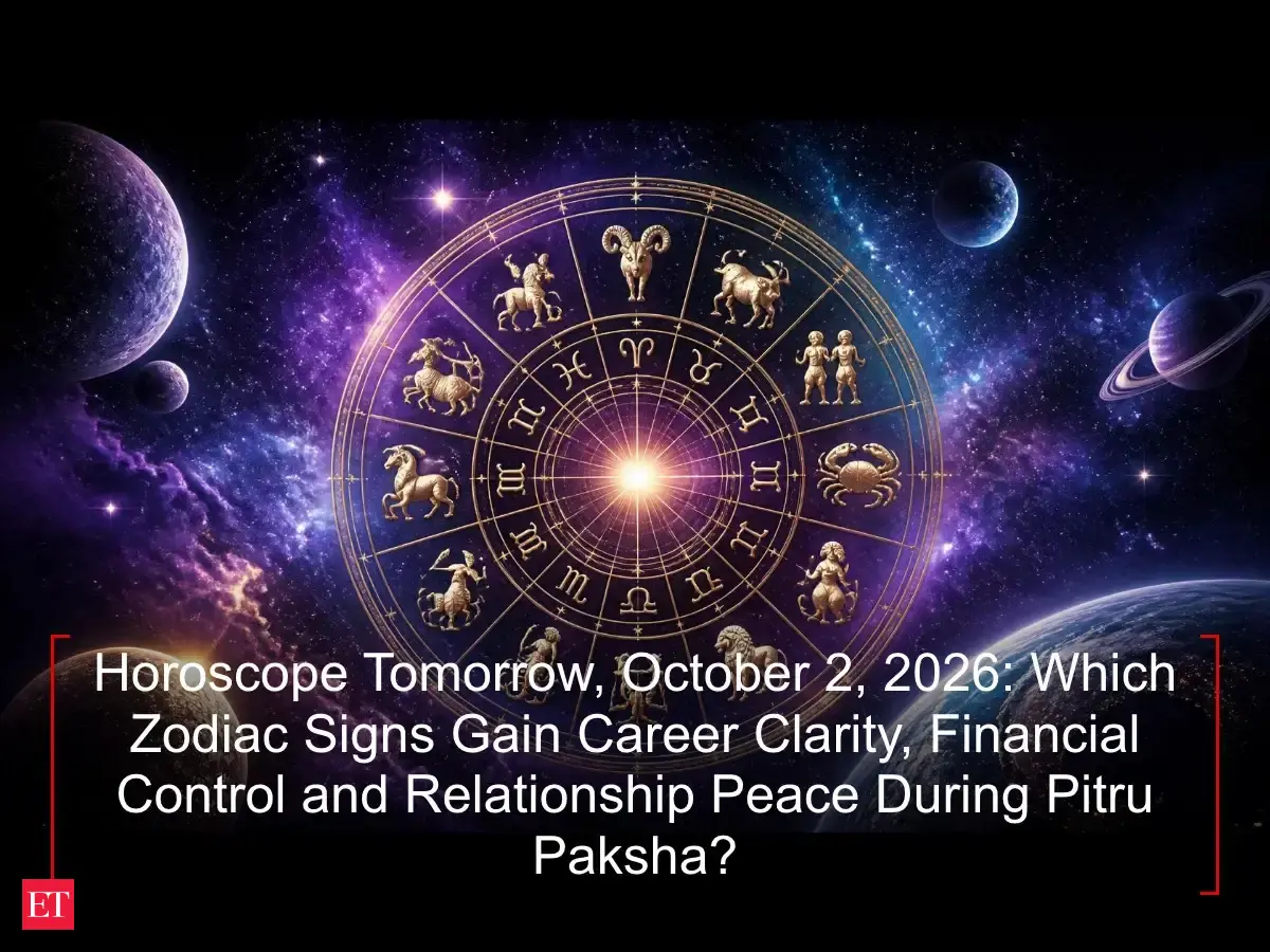 Horoscope Tomorrow, October 2, 2026: Which Zodiac Signs Gain Career Clarity, Financial Control and Relatio