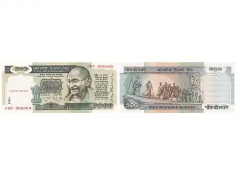 The Rs 500 note brought Gandhi back