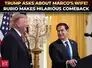 'She had to leave&hellip; not me': Marco Rubio makes quick-witted response after Trump asks about his wife