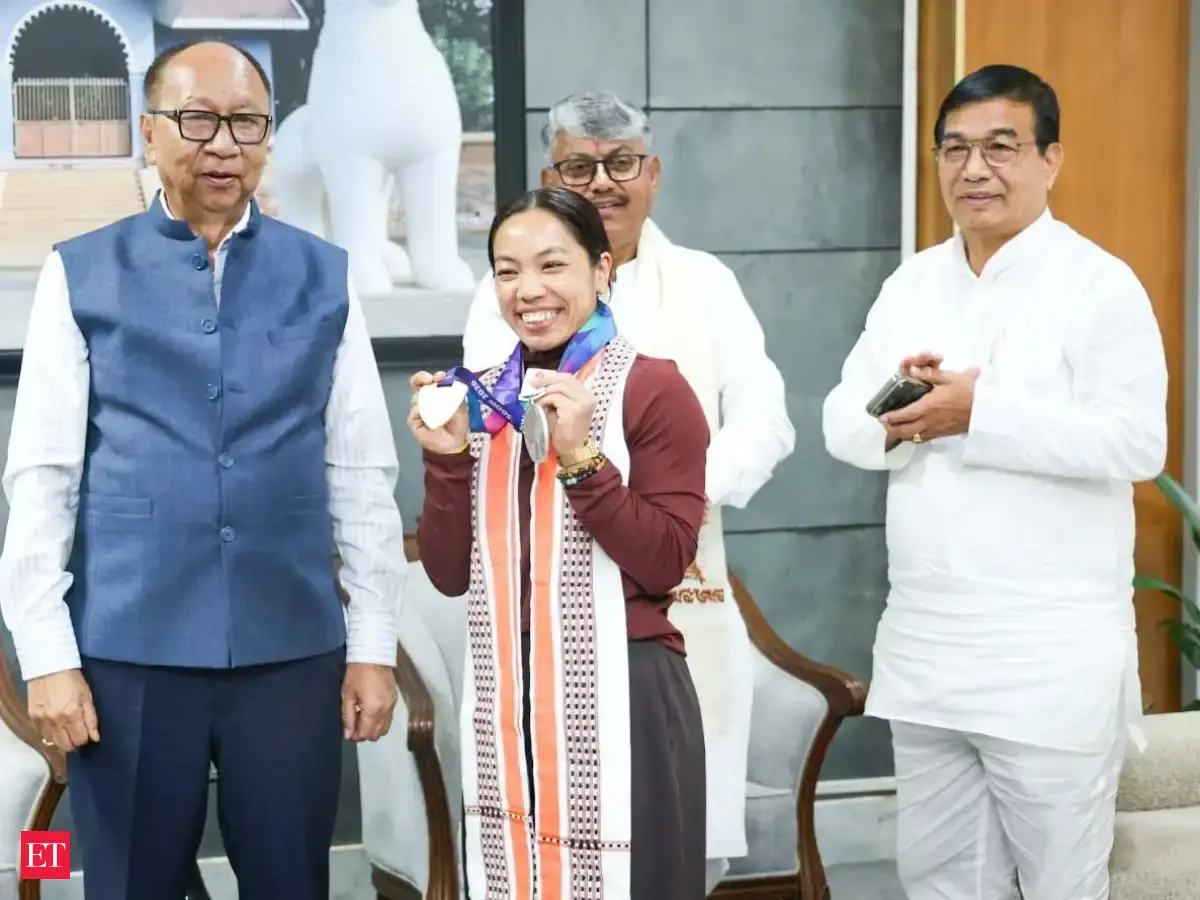 Asian Games 2026: Manipur CM felicitates Mirabai Chanu, Roshibina Devi for  silver medals