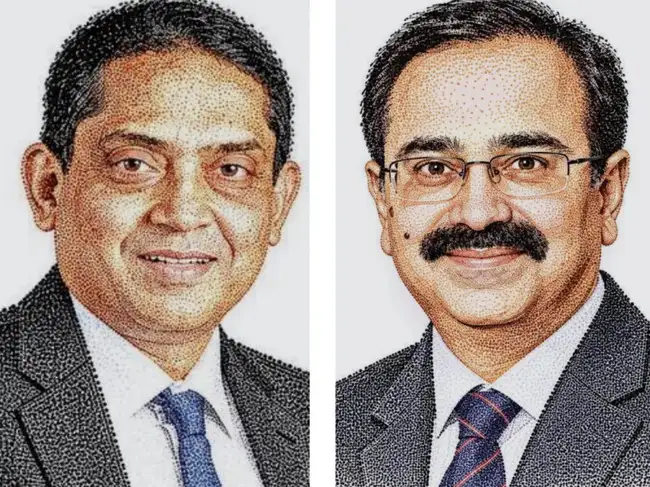 Anup Kumar Saha, Kotak Mahindra Bank CEO & MD and Anup Bagchi, HDFC Bank CEO & MD