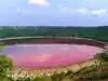 One meteorite crash thousands of years ago, created a mysterious lake. Its water can turn pink and red due to a strange phenomenon under the surface