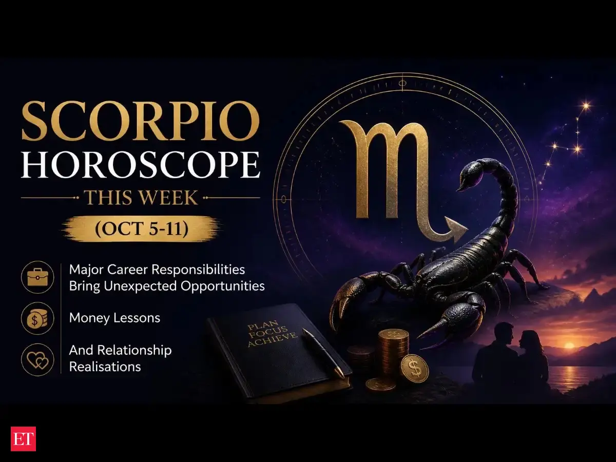 Scorpio Horoscope This Week (Oct 5-11): Major Career Responsibilities Bring Unexpected Opportunities, Mone