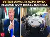 'They just agreed&hellip;': Trump gets his way with Europe, G7 to release 100m barrels of diesel reserves