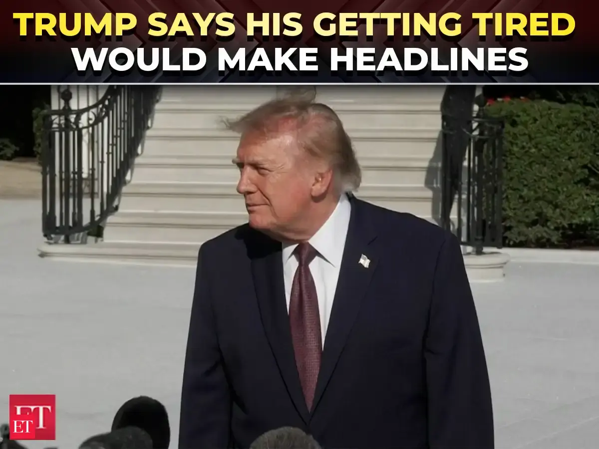 'If I get tired, it would be a big story': Trump fires back at reporter questioning his stamina