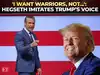 'I want warriors, not wokesters': Pete Hegseth imitates Trump&rsquo;s voice at Air Force academy