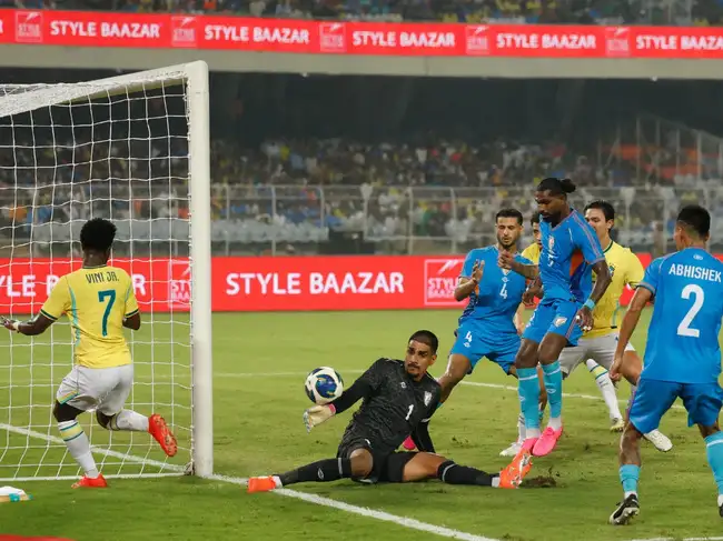 International Friendly - India v Brazil