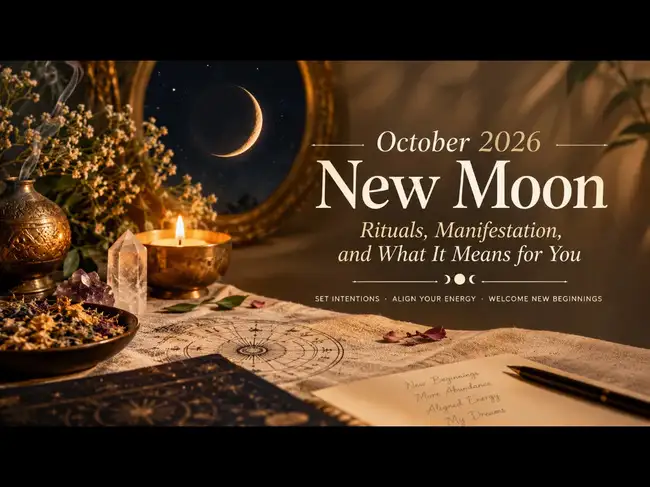 New Moon October 2026: The Ultimate Lunar Reset to Manifest a New Life ...