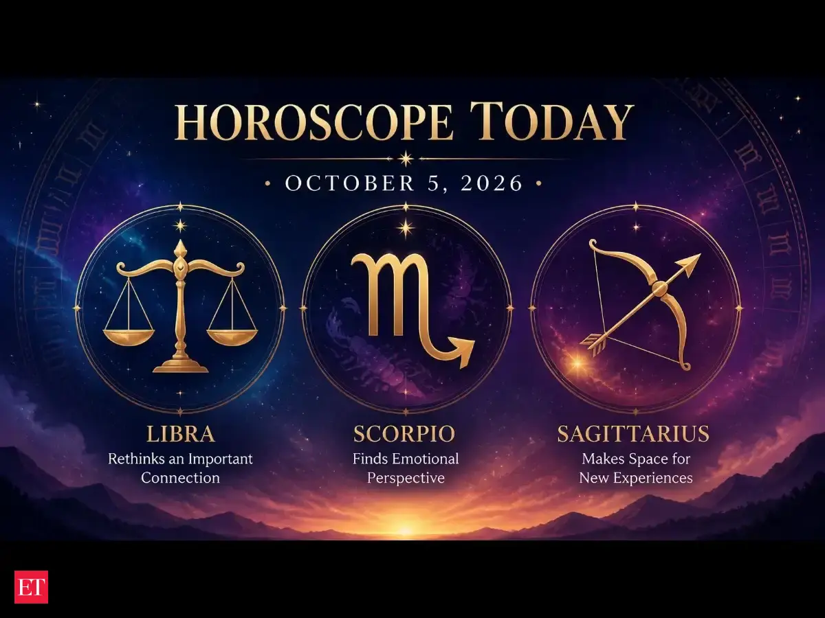 Horoscope Today, October 5, 2026: Libra Rethinks an Important Connection, Scorpio Finds Emotional Perspect