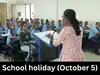 School holiday (October 5): Will schools remain closed on Monday? When will Dussehra holidays start? Check state-wise details here