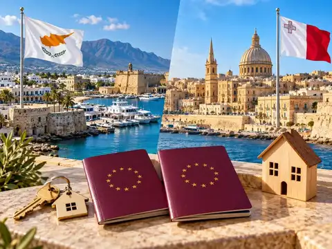 Cyprus & Malta: The 2 EU countries that hand you Permanent Residence immediately