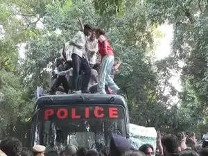 Jantar Mantar protest: AISA president Neha Bora detained during protest demanding CEC’s resignation