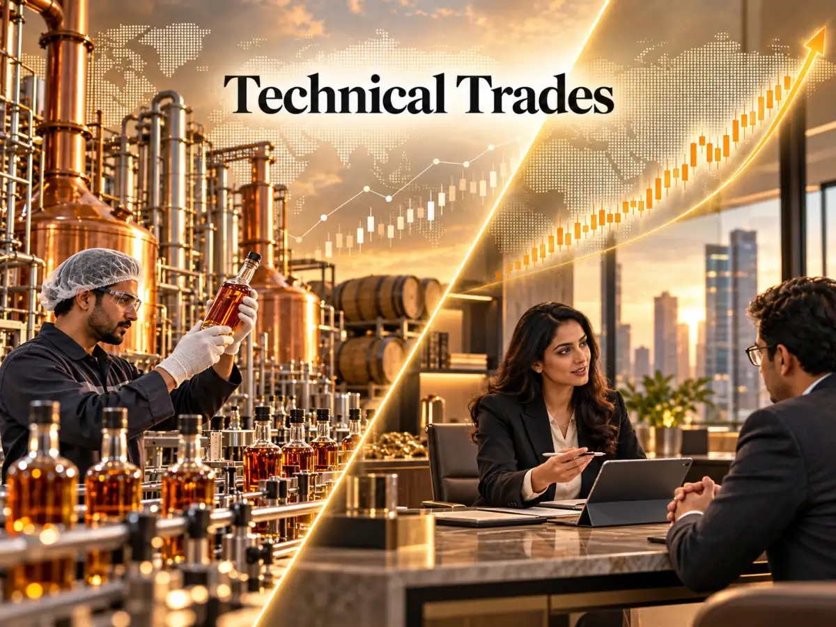 Two Trades for Today: An alcoholic beverages player for a 5.2% gain, a mid-cap private bank stock for a ri