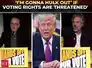 'Hands off our f**king vote! Now...': Robert De Niro & Mark Ruffalo warn Trump ahead of midterms