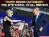 Trump signs order expanding access to tax-exempt diesel as Natalie Harp joins him on stage
