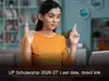 UP Scholarship 2026-27: Last date, direct link, how to check status and when money will come