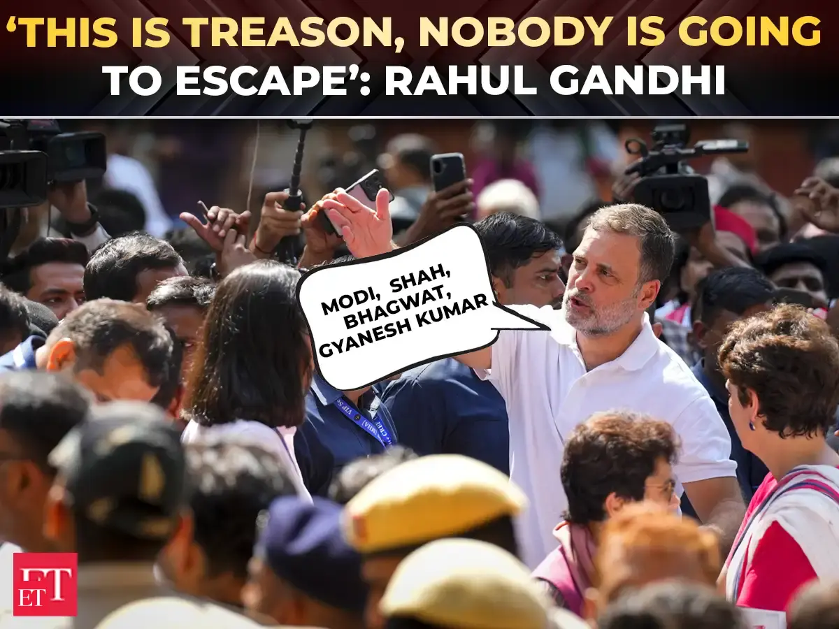 ‘They have hijacked nation through vote chori’: Rahul Gandhi’s fierce ...
