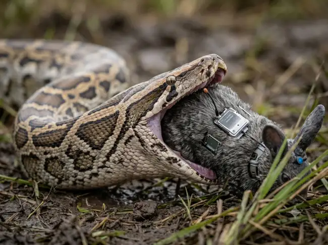 Florida researchers used 90 robotic rabbits to catch Burmese pythons ...