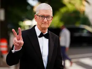 Apple's Tim Cook praises EU over efforts to protect children online:Image