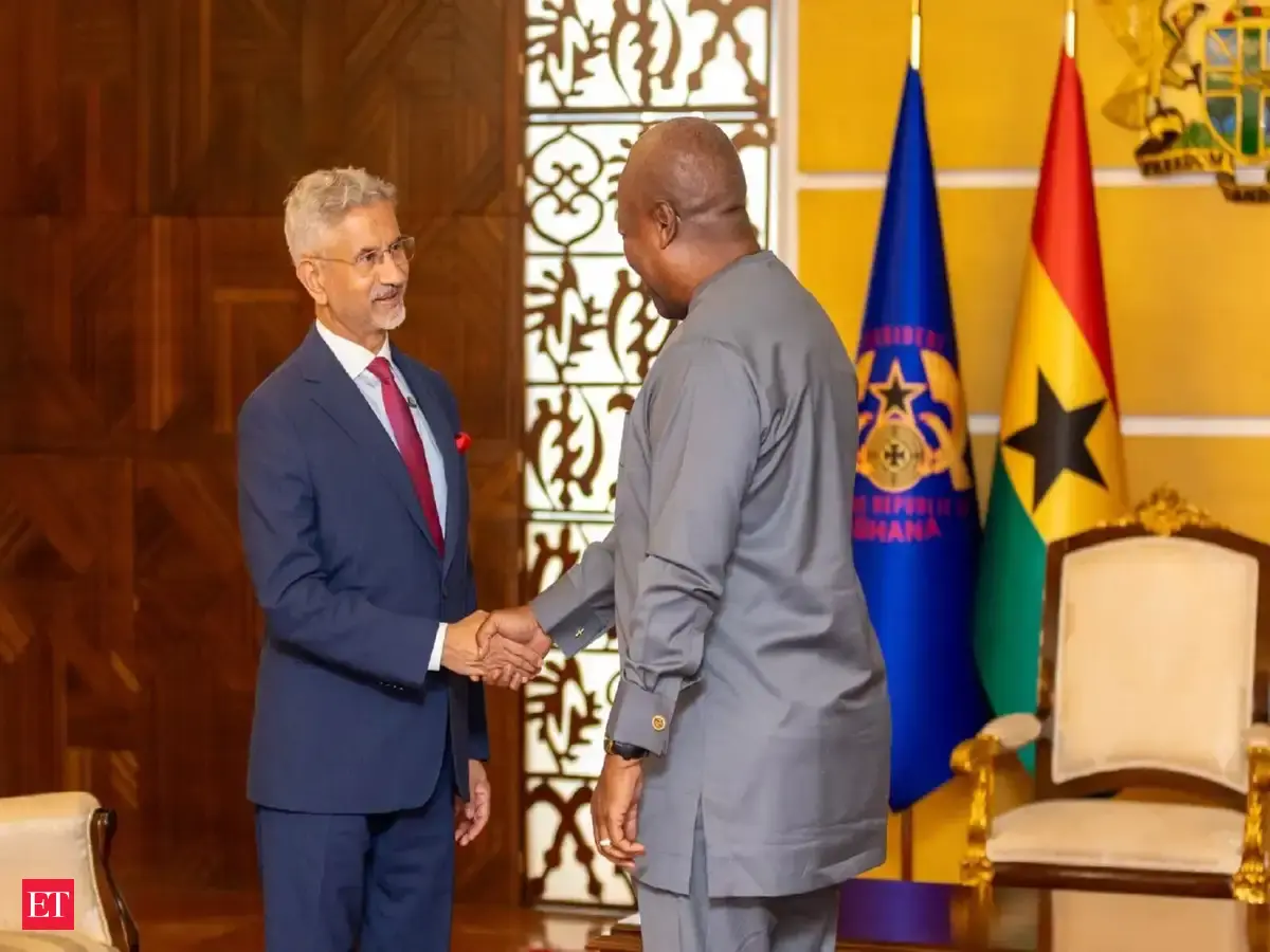 External Affairs Minister S. Jaishankar meets Ghanaian FM Samuel Ablakwa in Accra