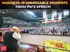 10 must watch moments from PM Modi&rsquo;s one-hour speech on 25 years of political journey