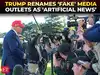 &lsquo;Artificial news!&rsquo;: Trump coins new name for &lsquo;fake&rsquo; media, 'as Prez, I need to be more respectful&hellip;'