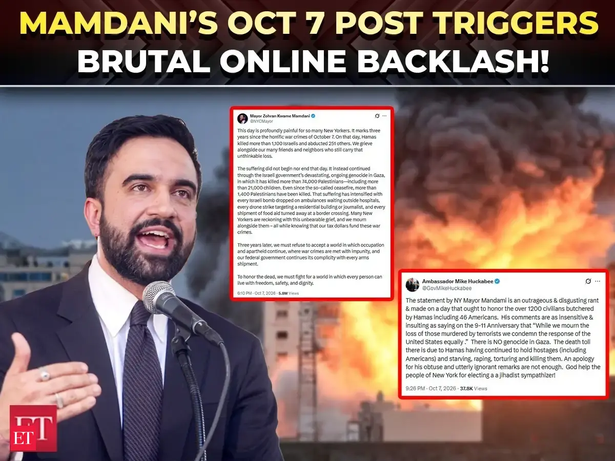 'God help NYC for electing jihadist sympathizer': Mamdani’s Oct 7 'Israel genocide’ post sparks fury